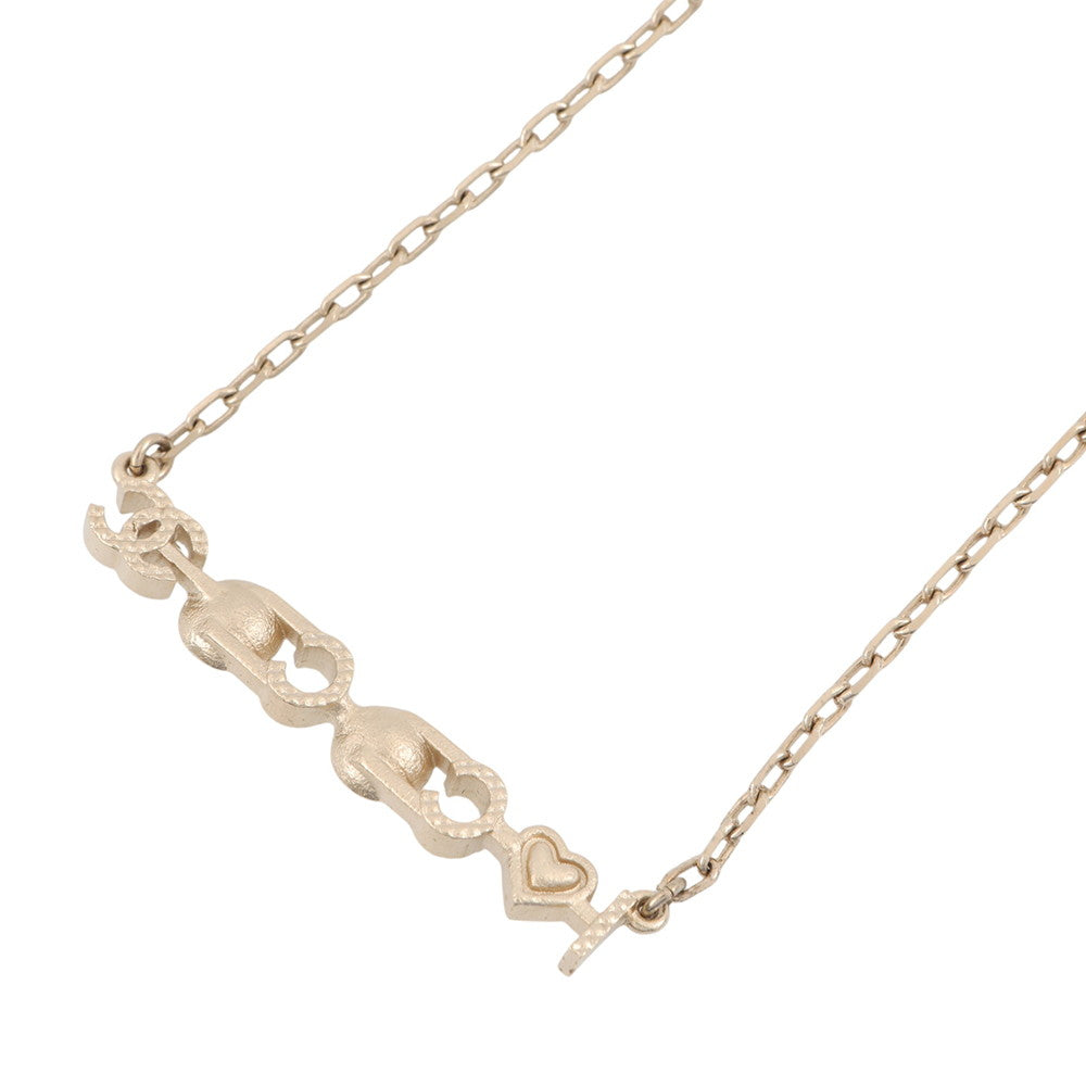 CHANEL I LOVE COCO NecklaceA98208 Metal Faux Pearl
