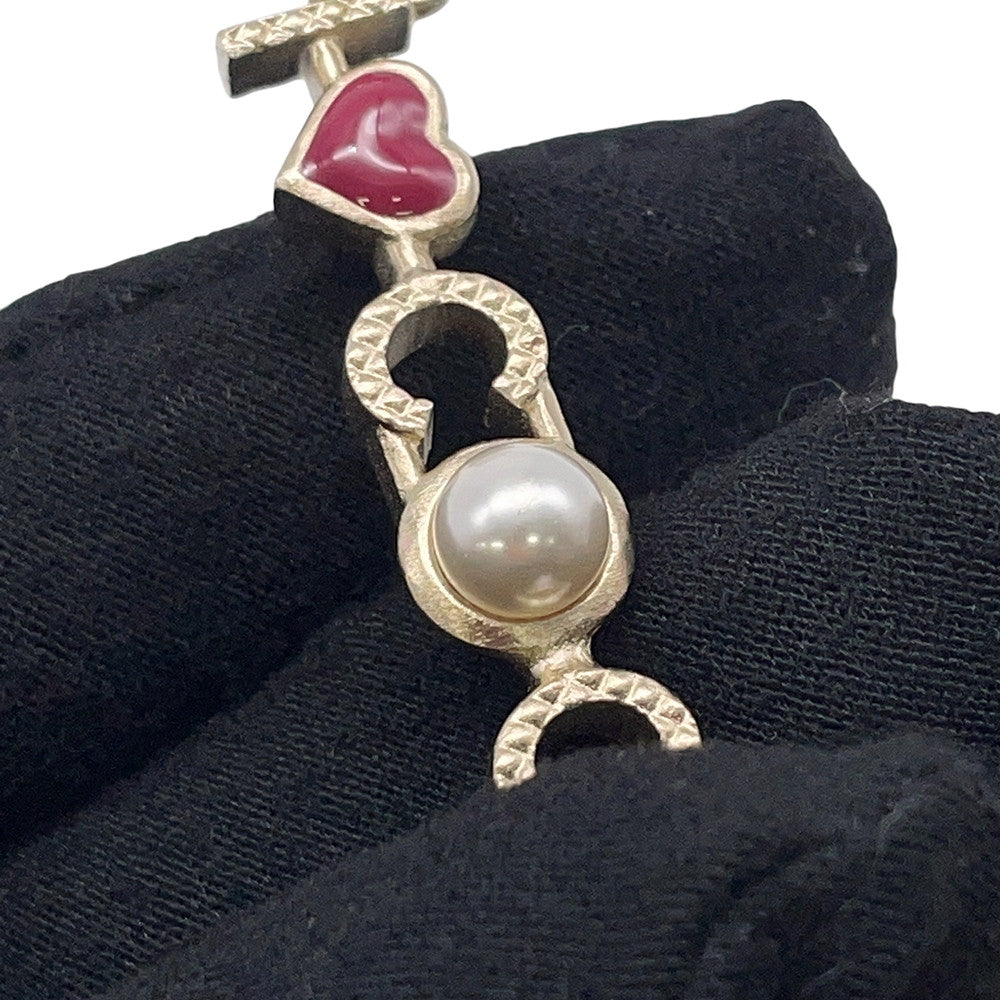 CHANEL I LOVE COCO NecklaceA98208 Metal Faux Pearl