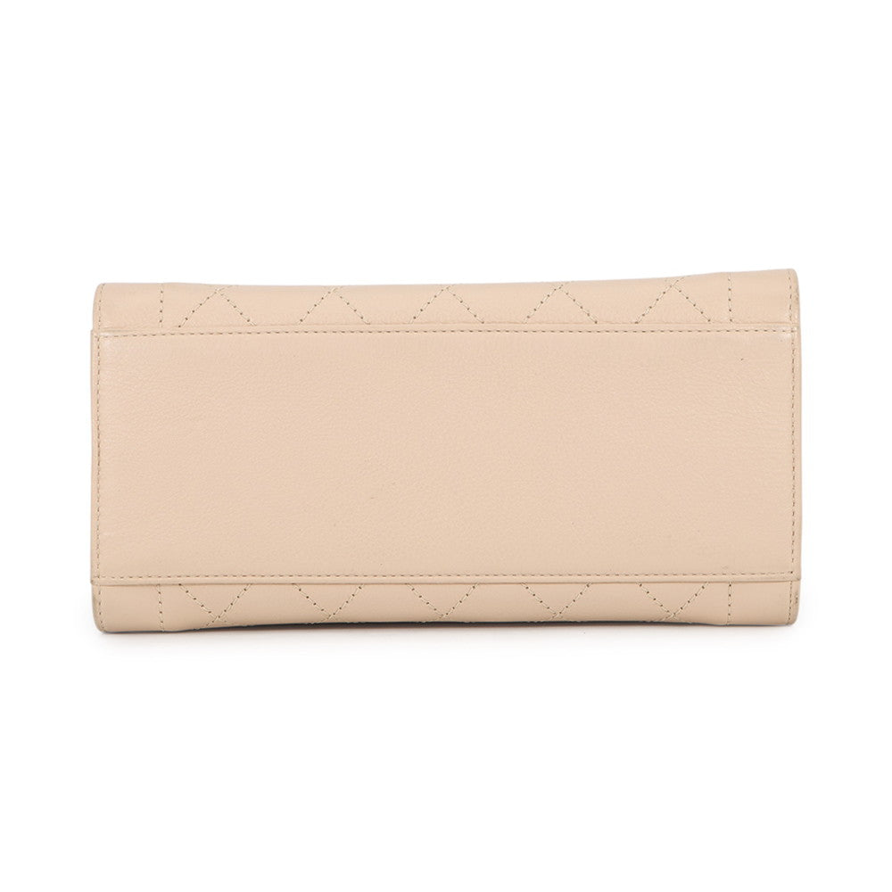 CHANEL Matelasse 2WayShoulder Bag BeigeA93731 Calf Leather Size Calf Leather