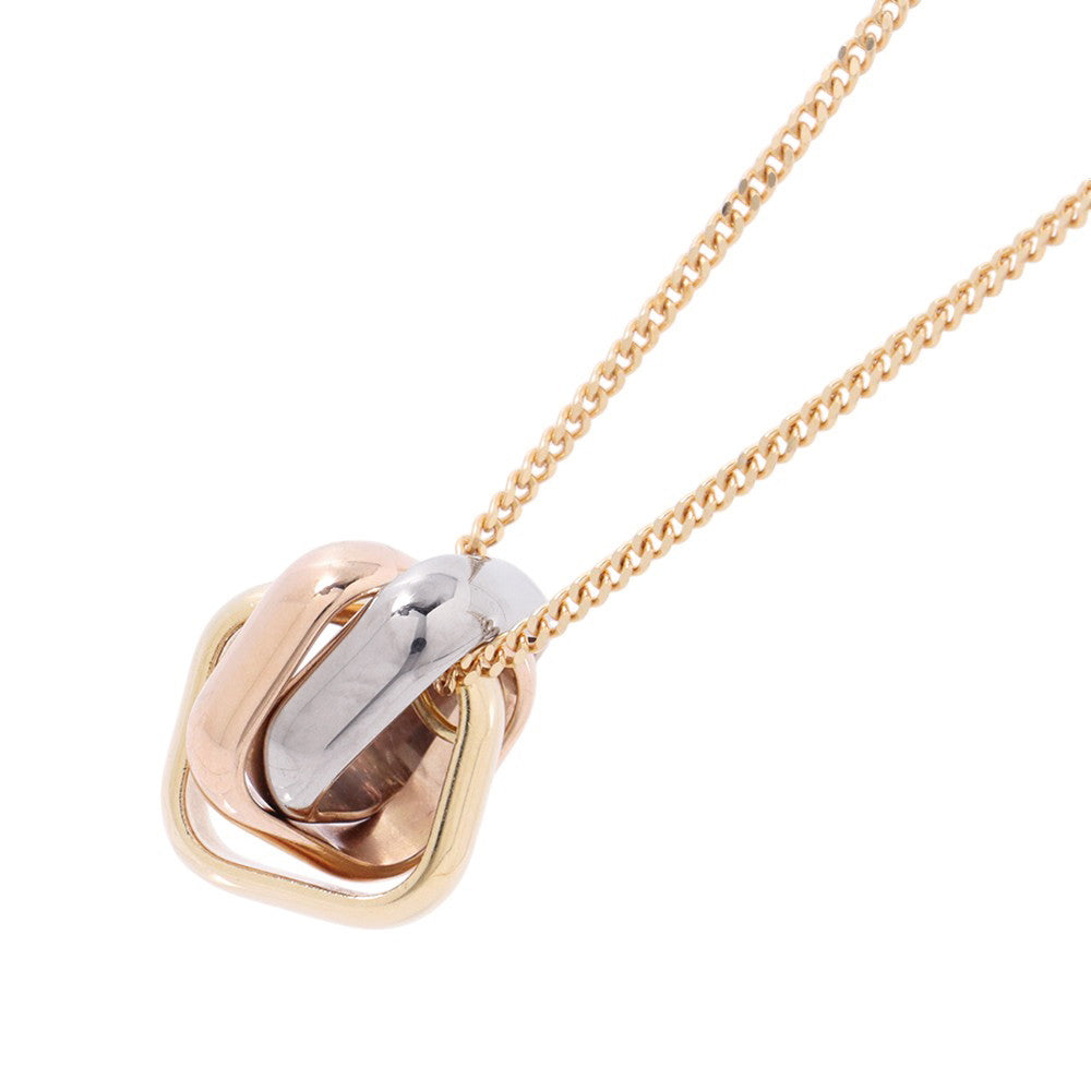 CARTIER Trinity Cushion NecklaceB7224956 K18YG K18PG K18WG