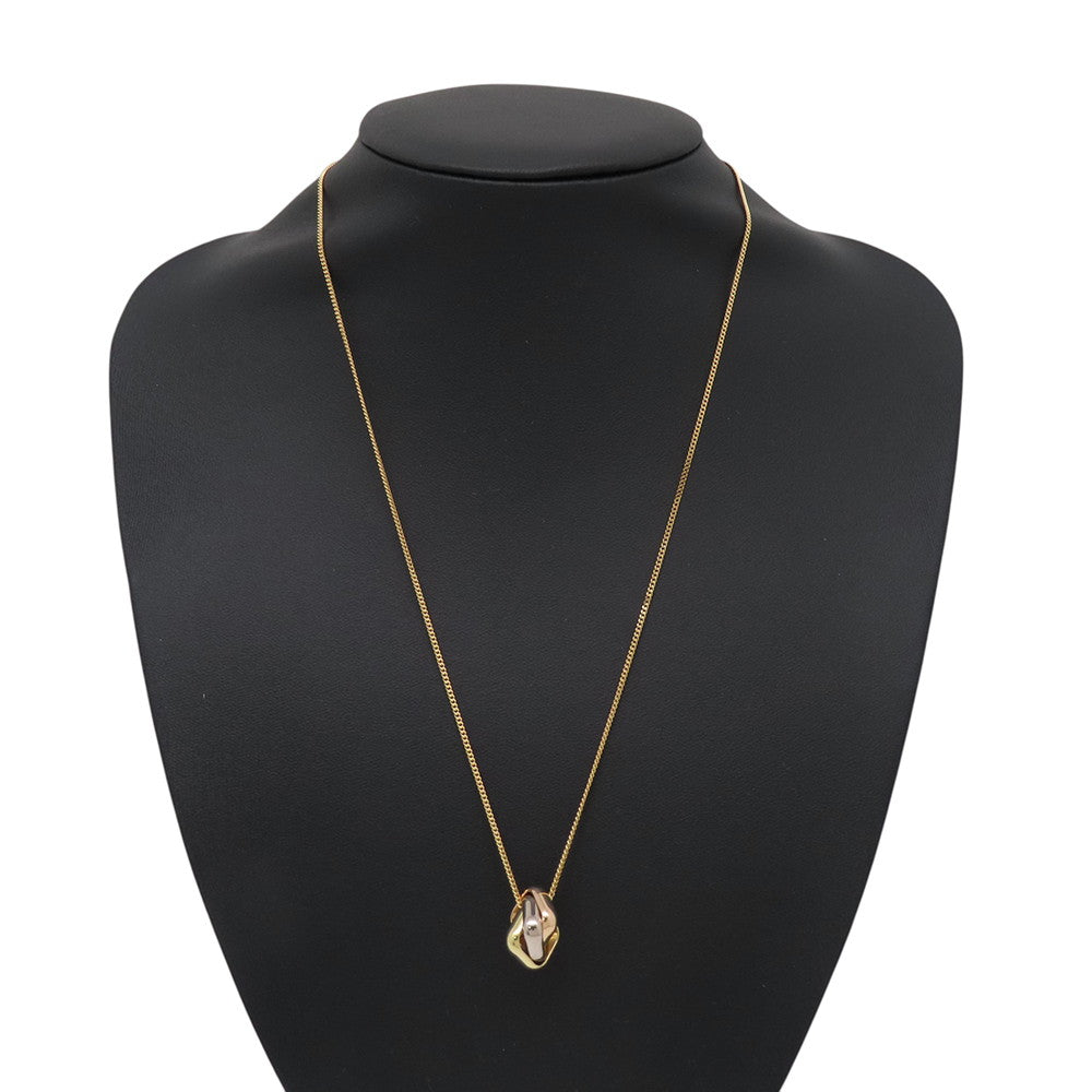 CARTIER Trinity Cushion NecklaceB7224956 K18YG K18PG K18WG
