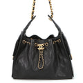 CHANEL CHANEL25 ChainBag BlackAS5293 Caviar Leather Size Small