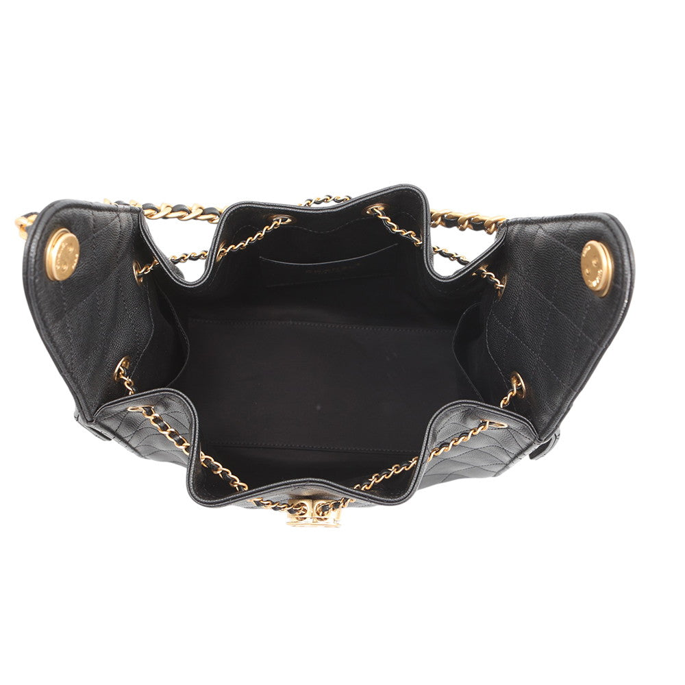 CHANEL CHANEL25 ChainBag BlackAS5293 Caviar Leather Size Small