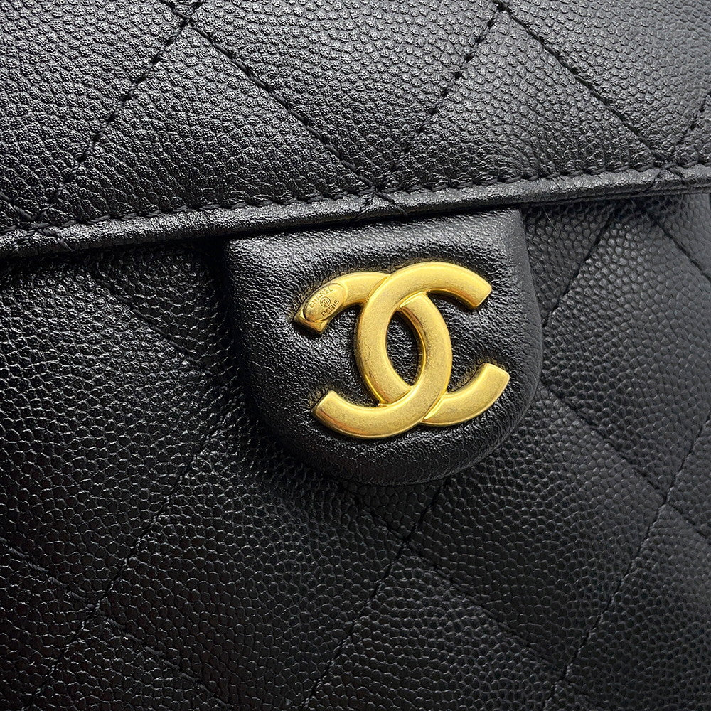 CHANEL CHANEL25 ChainBag BlackAS5293 Caviar Leather Size Small