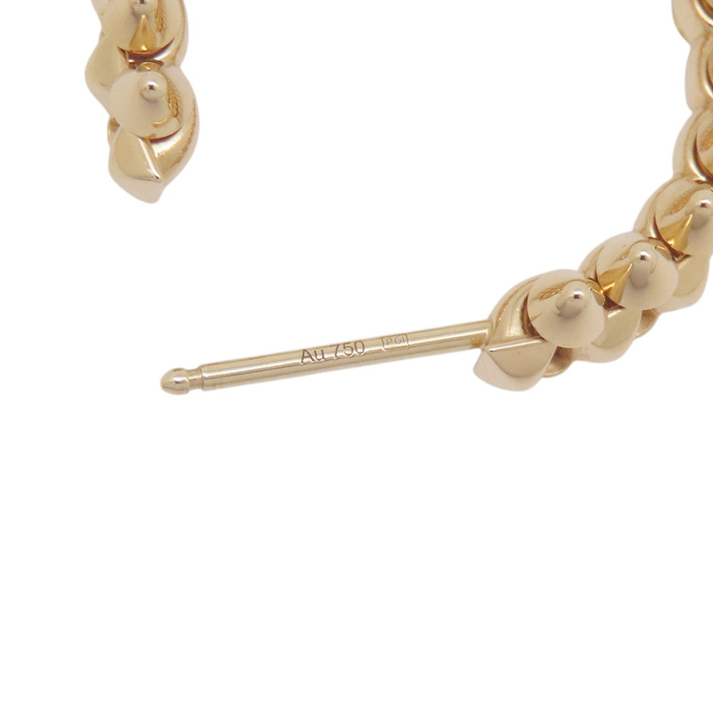 CARTIER Crash Do Cartier Hoop Earrings Size SMB8301490 18K Yellow Gold