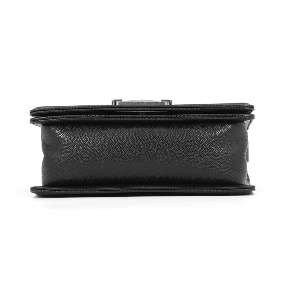 CHANEL Boy Chanel ChainShoulder Bag BlackA67085 Caviar Leather Size 20