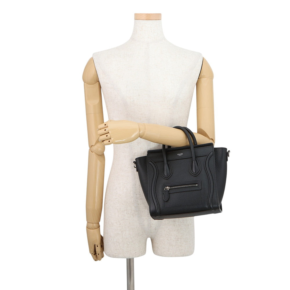 CELINE Luggage shopper Black189243 Leather Size Nano