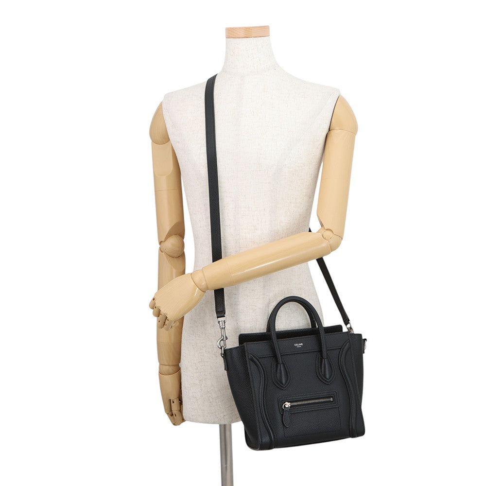 CELINE Luggage shopper Black189243 Leather Size Nano