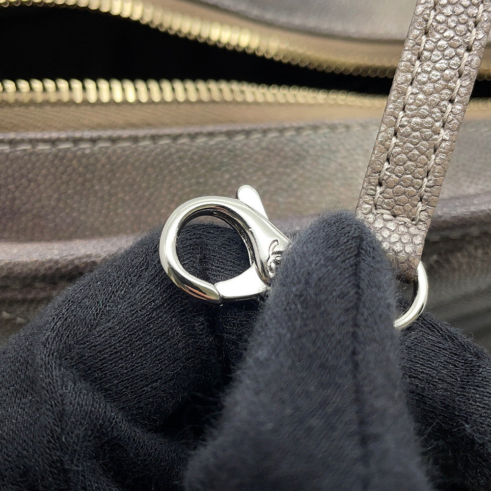 CHANEL Gabriel de CHANEL Hobo Bag Gray GradationA91810 Caviar Leather Size Small