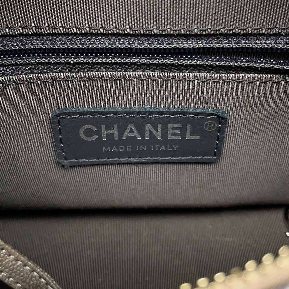 CHANEL Gabriel de CHANEL Hobo Bag Gray GradationA91810 Caviar Leather Size Small