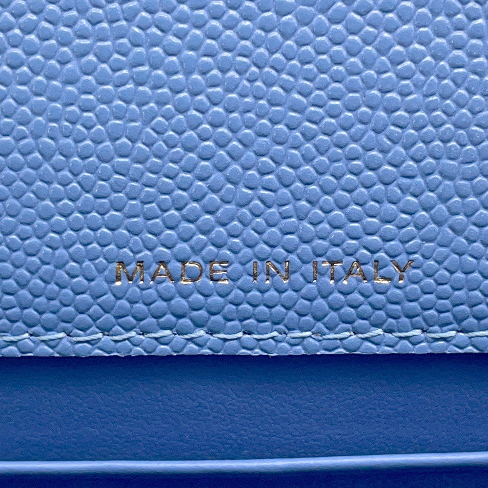 CHANEL Matelasse ChainShoulder Bag BlueAP4402 Caviar Leather