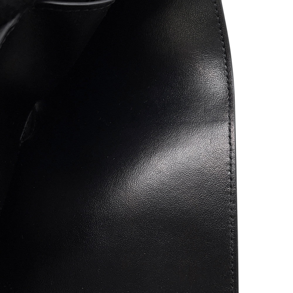 CELINE Trifold Compact Wallet Black10B573BEL Leather