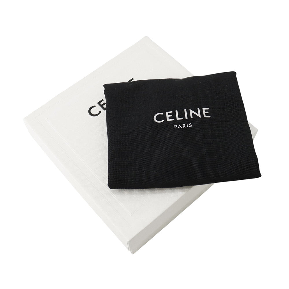 CELINE Trifold Compact Wallet Black10B573BEL Leather