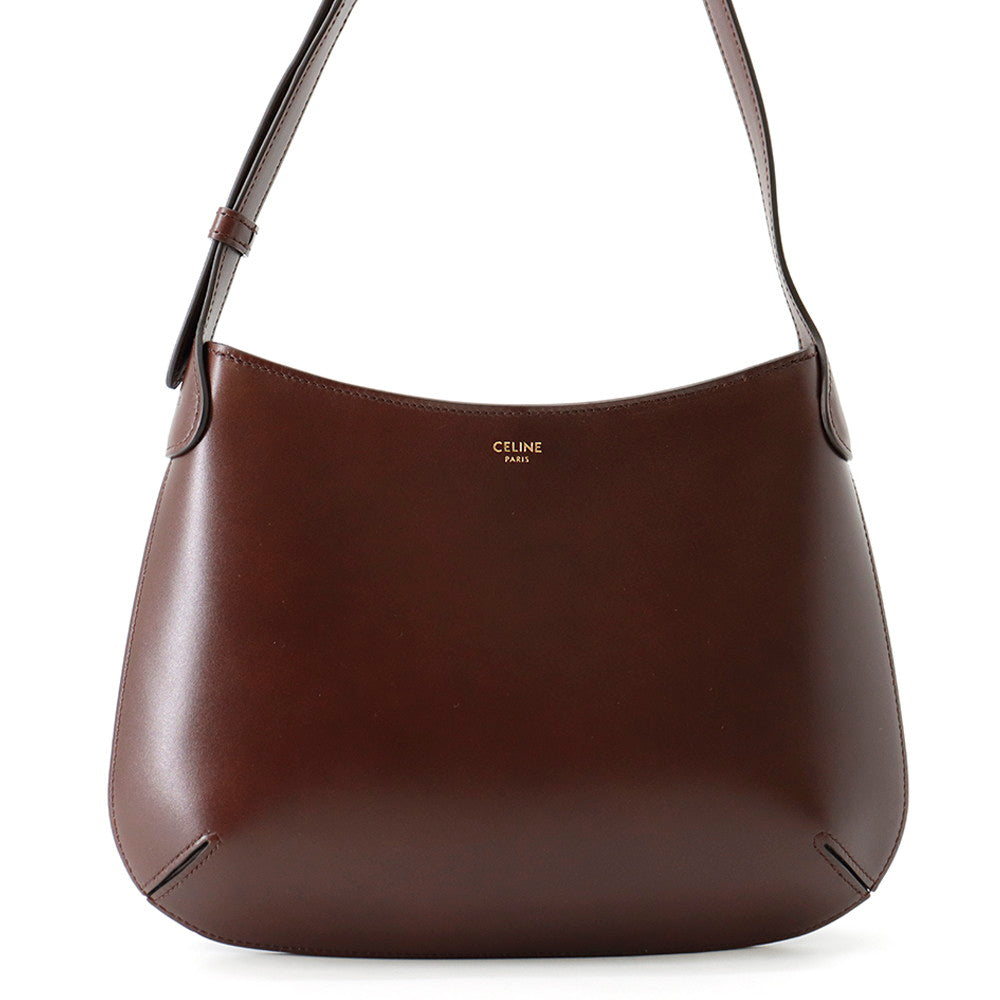 CELINE Shoulder Bag Bordeaux119873 Leather