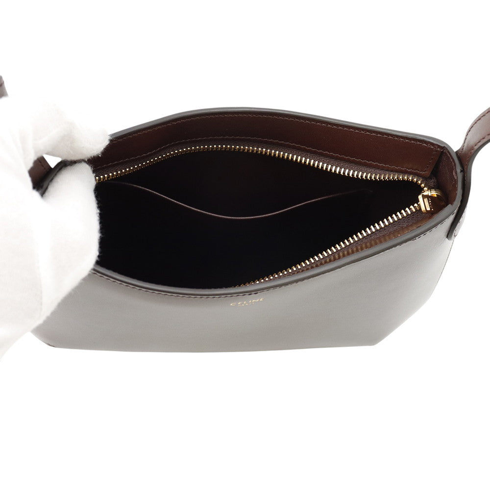 CELINE Shoulder Bag Bordeaux119873 Leather