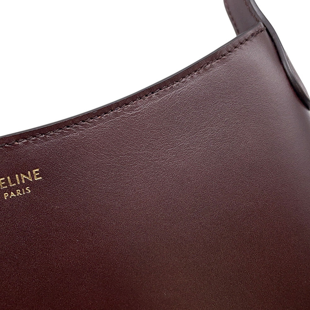 CELINE Shoulder Bag Bordeaux119873 Leather