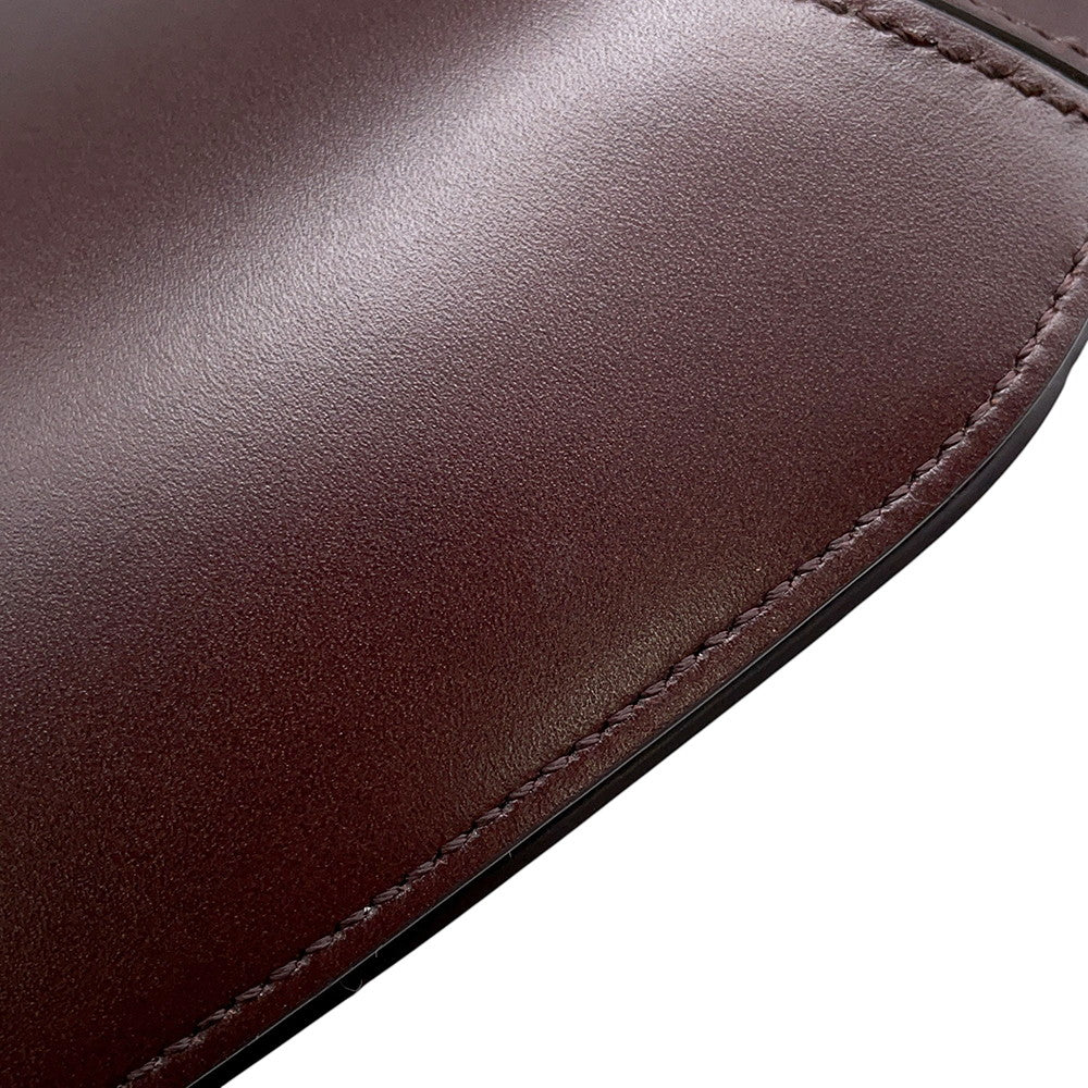 CELINE Shoulder Bag Bordeaux119873 Leather