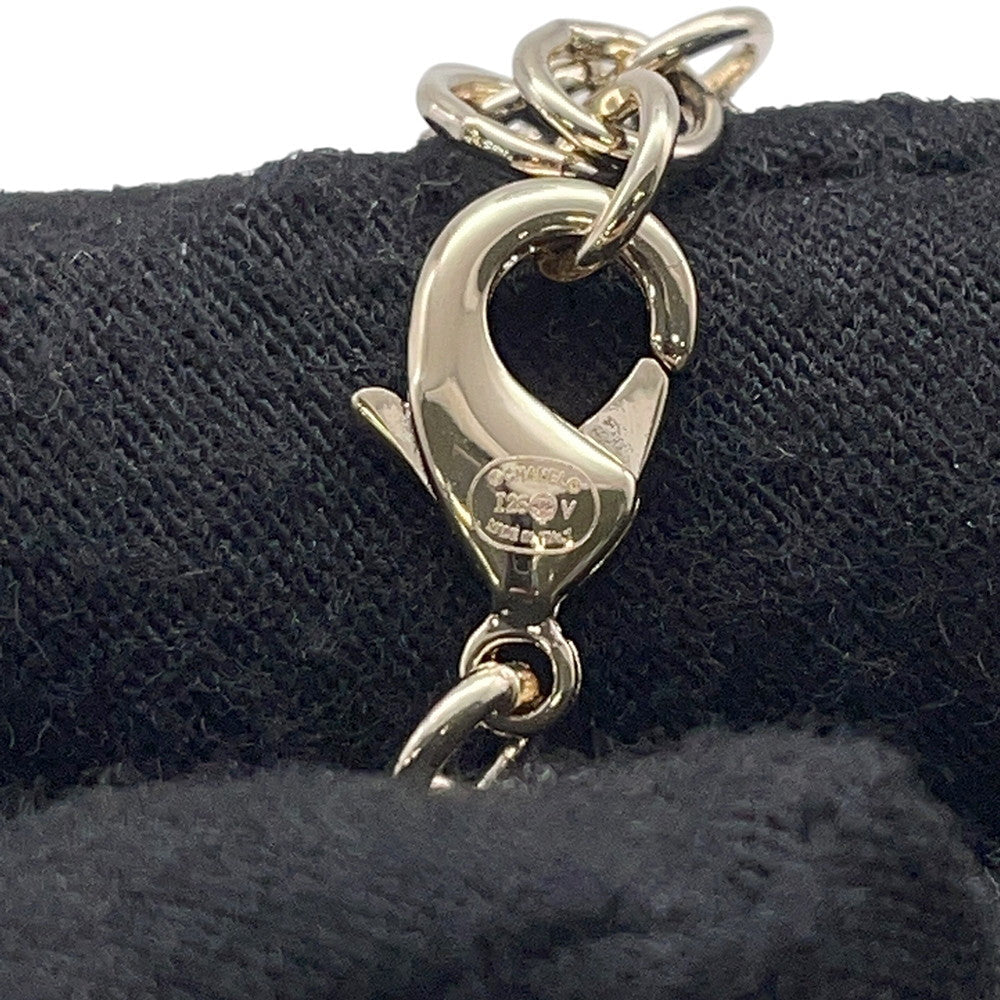 CHANEL CC Logo Necklace SilverABC147 Metal Rhinestone