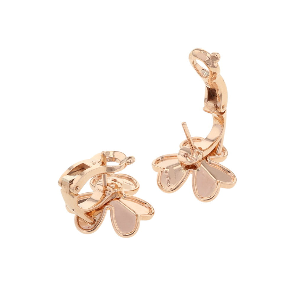 Van Cleef & Arpels Frivol Earring Small model Size SmallVCARPFBK00 18K Pink Gold