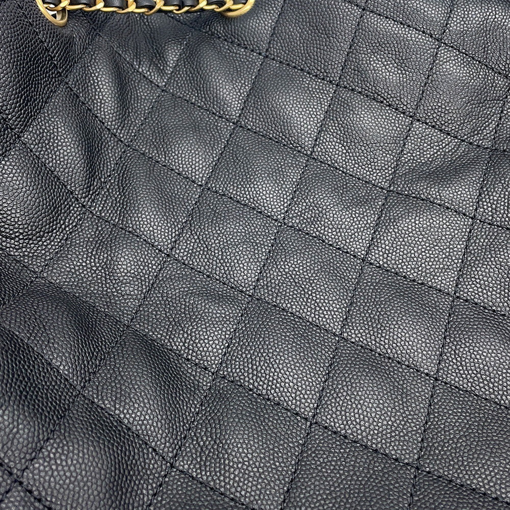 CHANEL CHANEL25 ChainShoulder Bag BlackAS5553 Caviar Leather Size Large