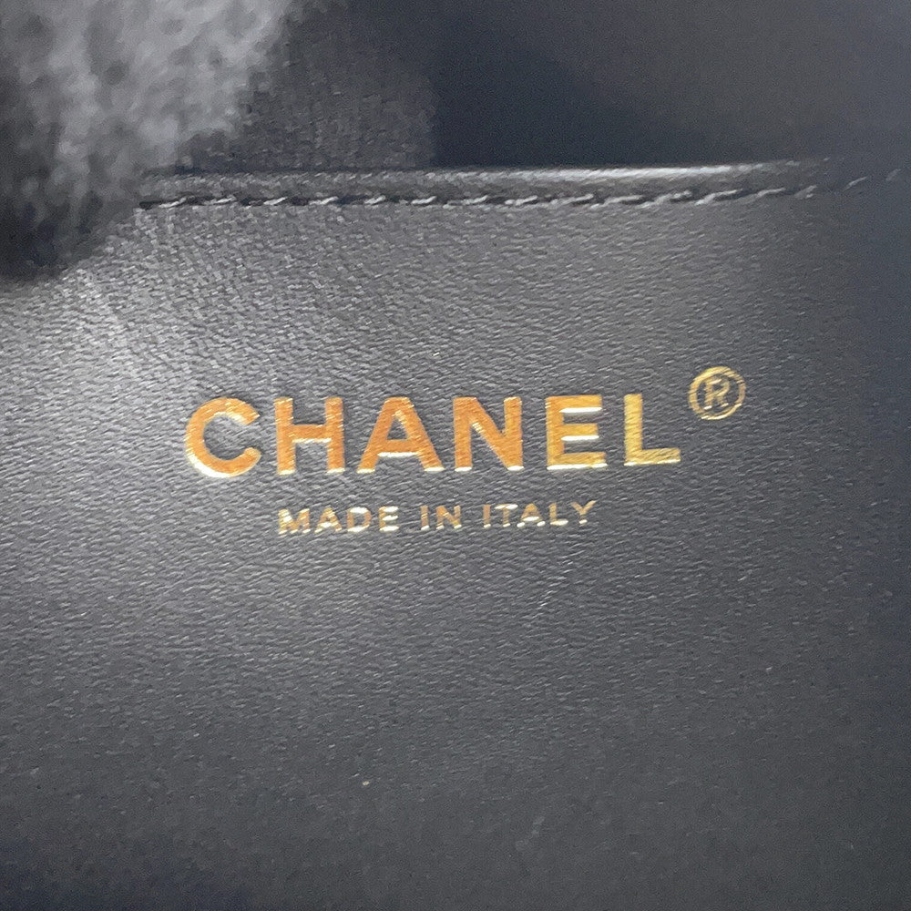 CHANEL CHANEL25 ChainShoulder Bag BlackAS5553 Caviar Leather Size Large