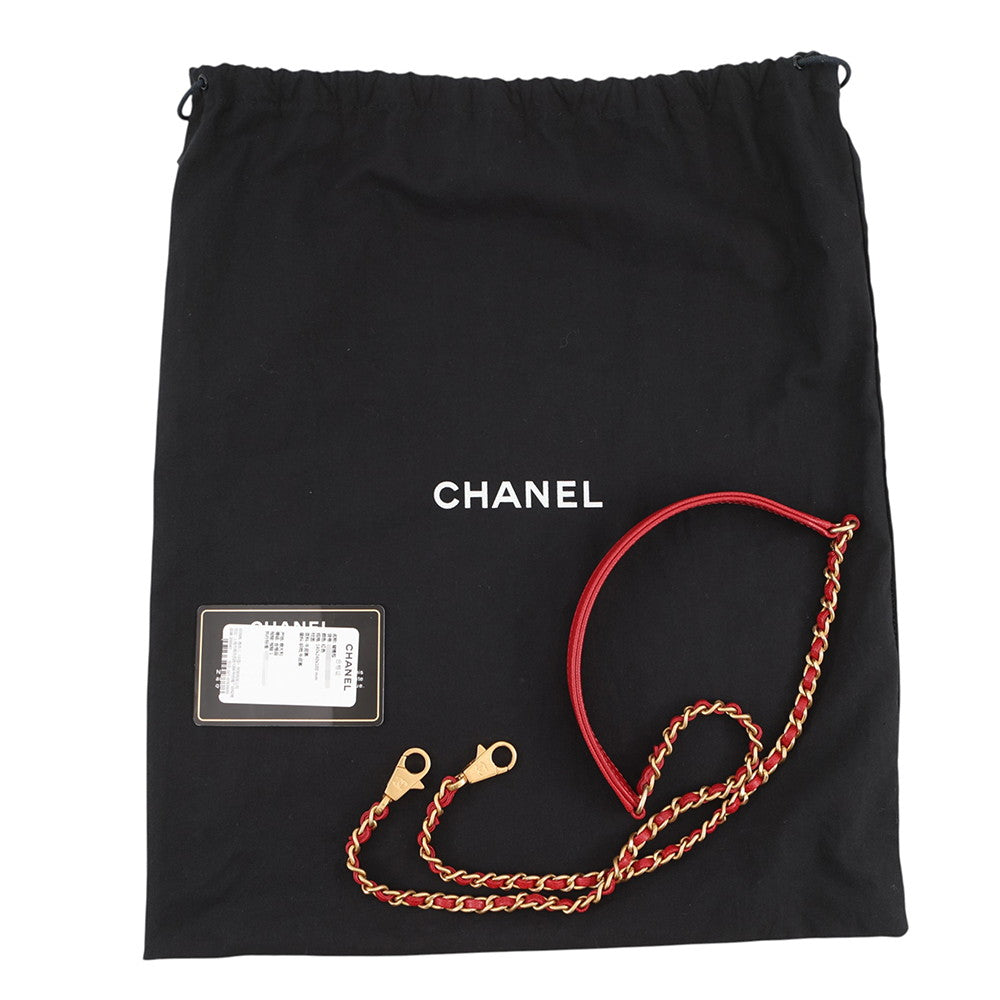 CHANEL Coco Handle 2WAYHandbag RedA92990 Caviar Leather Size XS