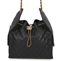 CHANEL CHANEL25 ChainShoulder Bag BlackAS5311 Caviar Leather Size Medium
