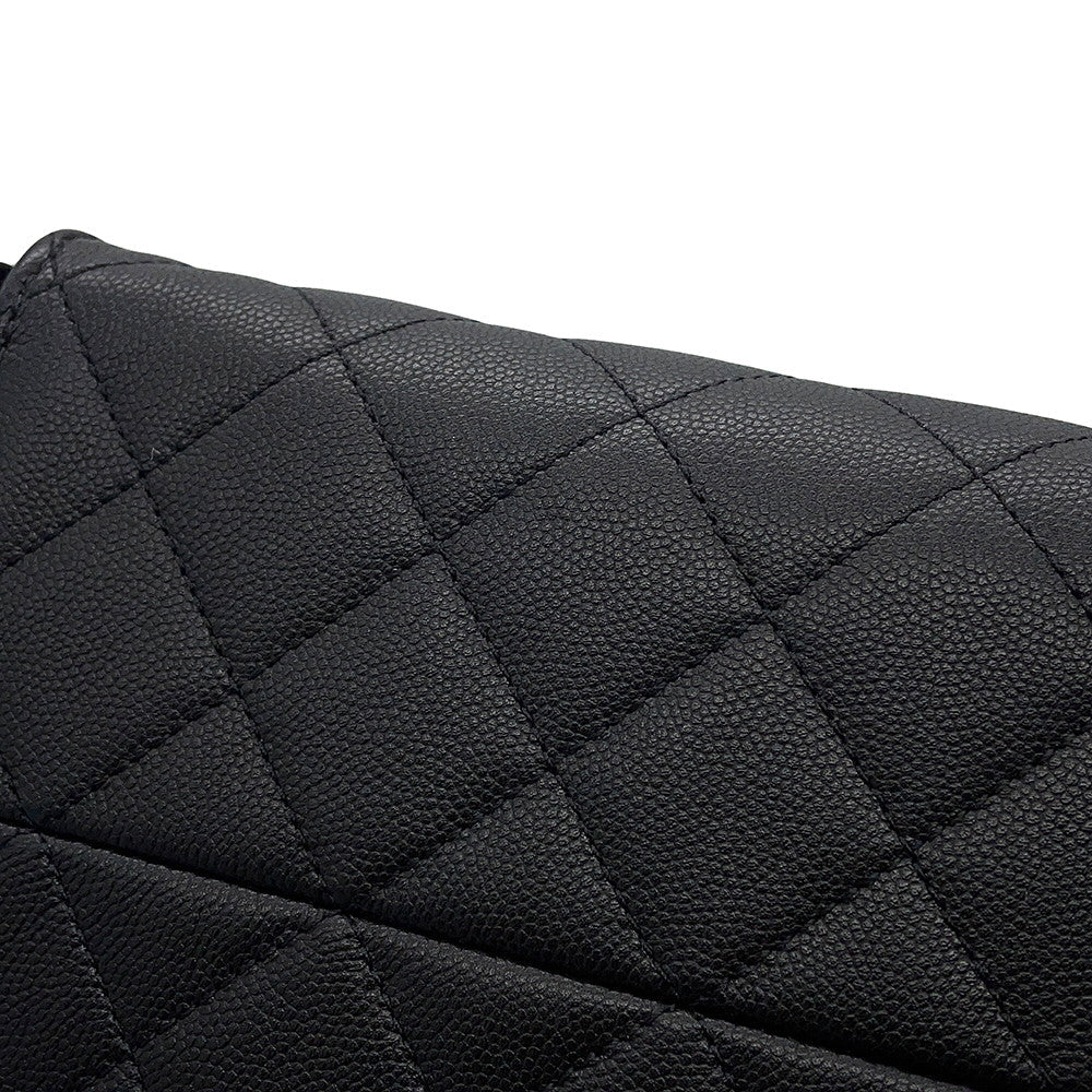 CHANEL CHANEL25 ChainShoulder Bag BlackAS5311 Caviar Leather Size Medium