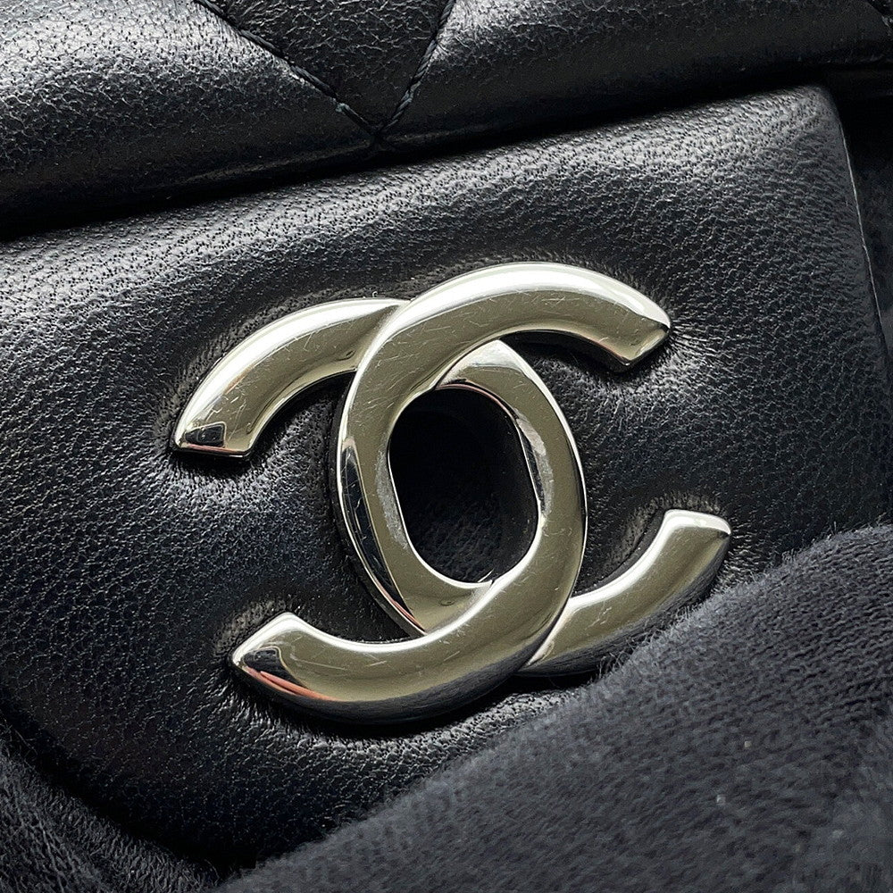 CHANEL Mini Matelasse ChainShoulder Bag BlackA69900 Lambskin Size 20