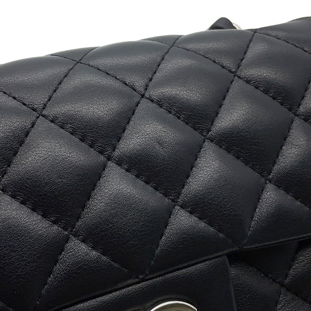 CHANEL Mini Matelasse ChainShoulder Bag BlackA69900 Lambskin Size 20