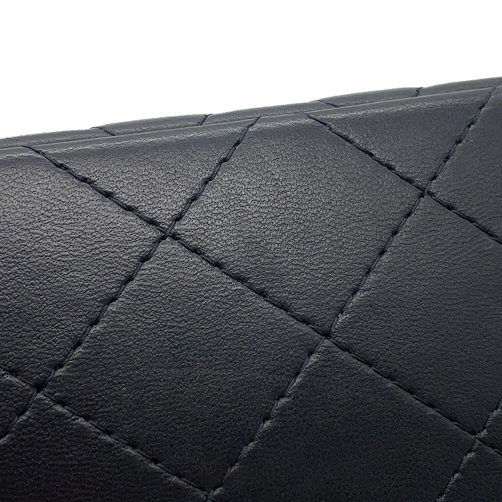 CHANEL Mini Matelasse ChainShoulder Bag BlackA69900 Lambskin Size 20