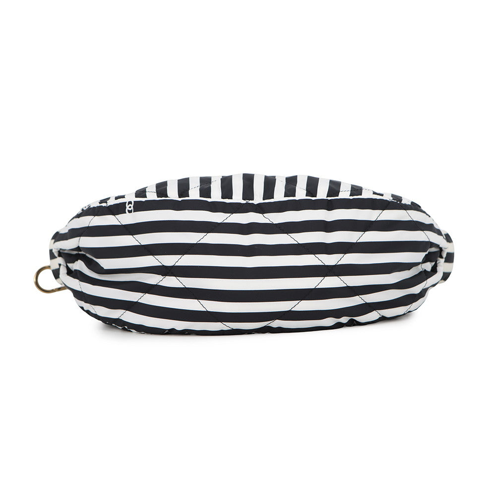 CHANEL Large Hobo 2-Way Bag Black/WhiteAS4698 Nylon Size Large