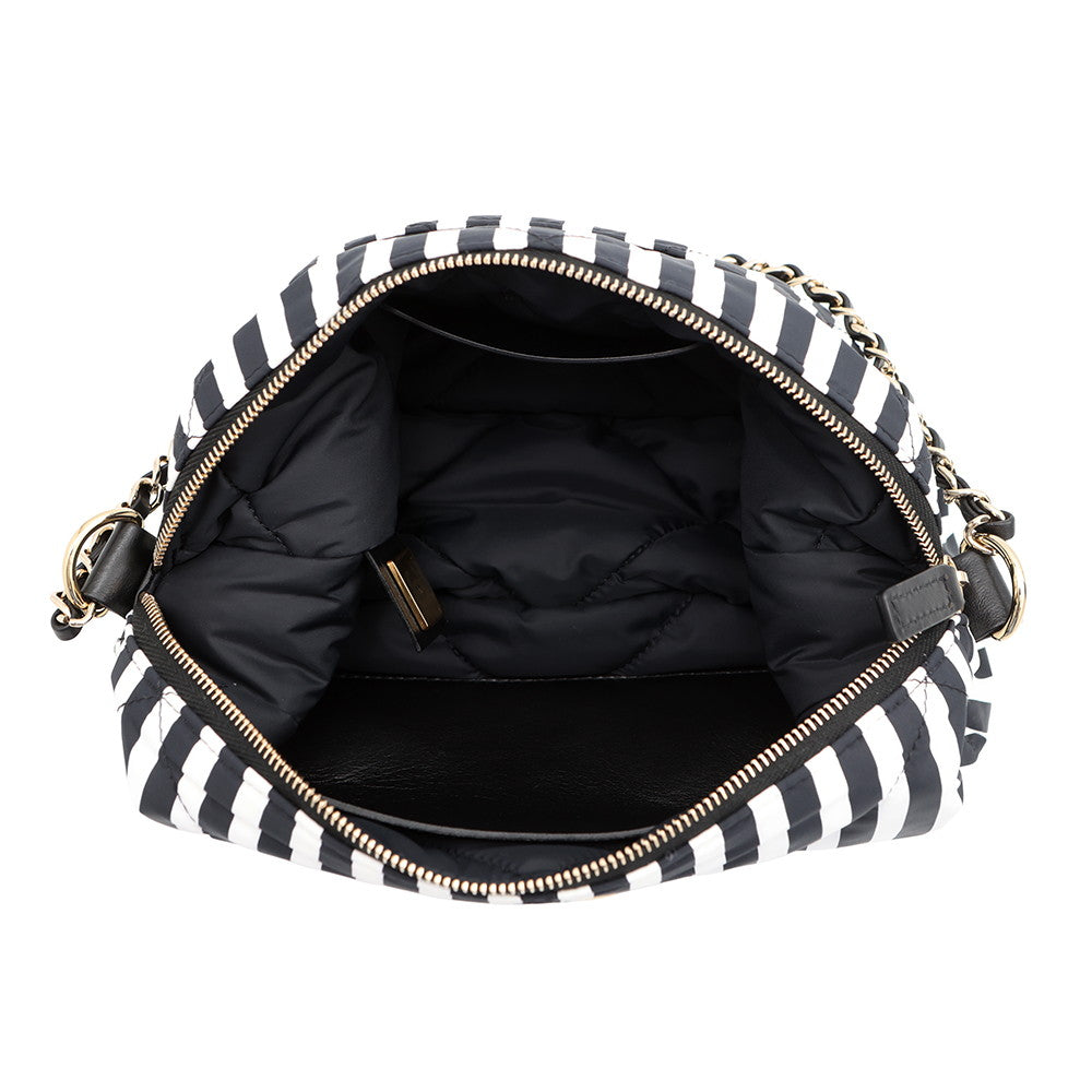 CHANEL Large Hobo 2-Way Bag Black/WhiteAS4698 Nylon Size Large