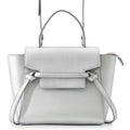 CELINE Belt bag (2-way bag) Silver189003 Leather Size Nano