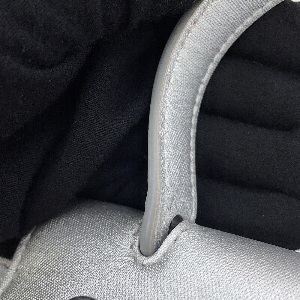 CELINE Belt bag (2-way bag) Silver189003 Leather Size Nano
