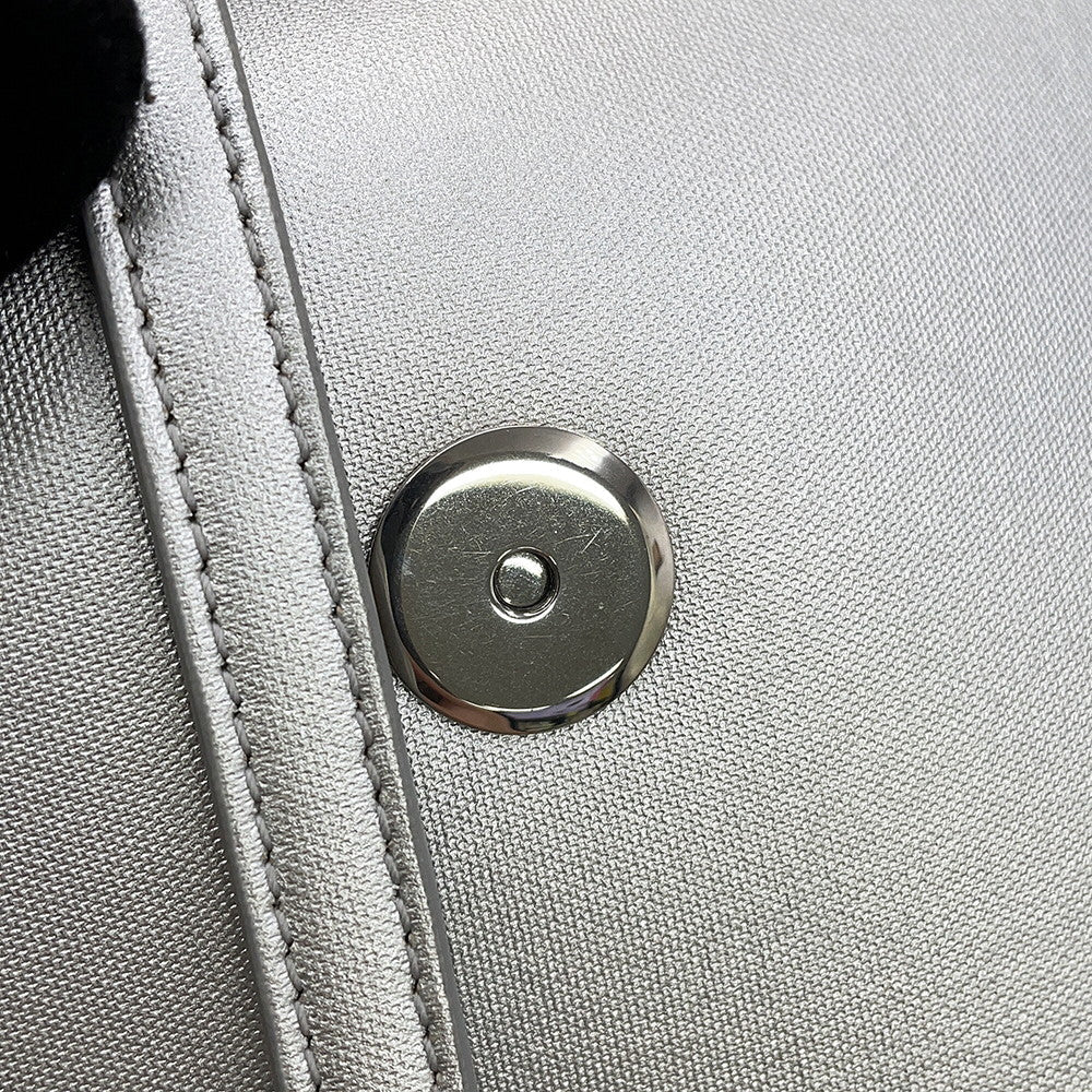 CELINE Belt bag (2-way bag) Silver189003 Leather Size Nano