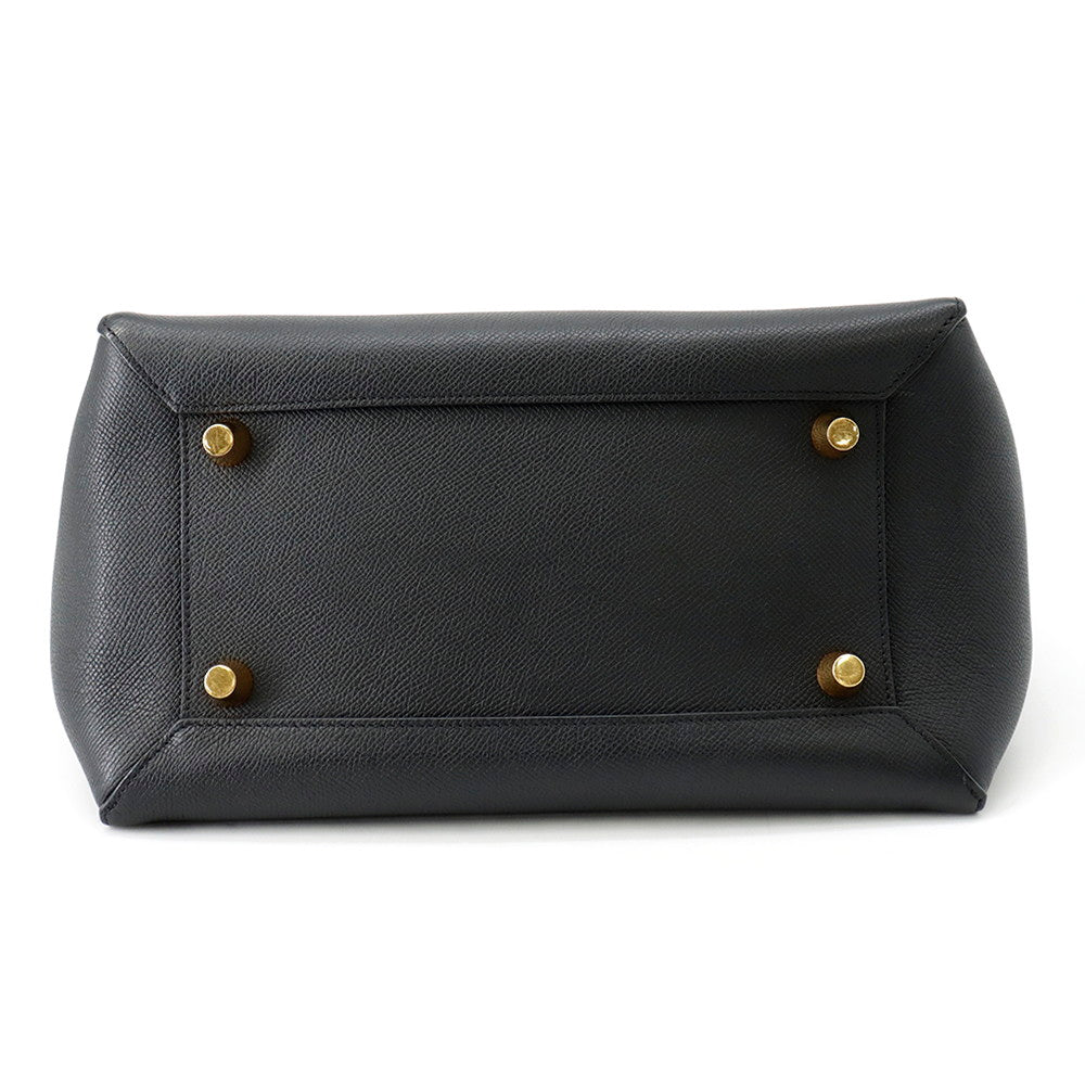 CELINE Belt bag (2-way bag) Black176103 Leather Size Mini