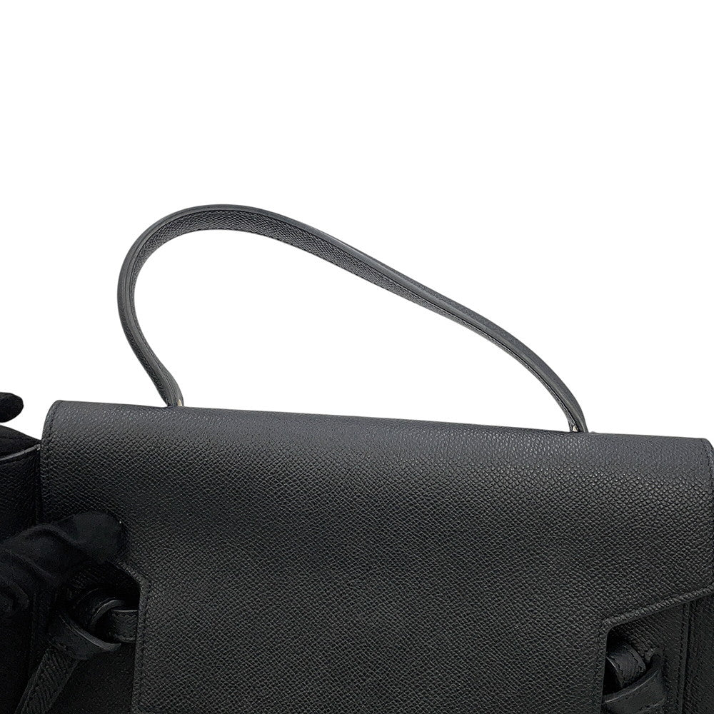 CELINE Belt bag (2-way bag) Black176103 Leather Size Mini