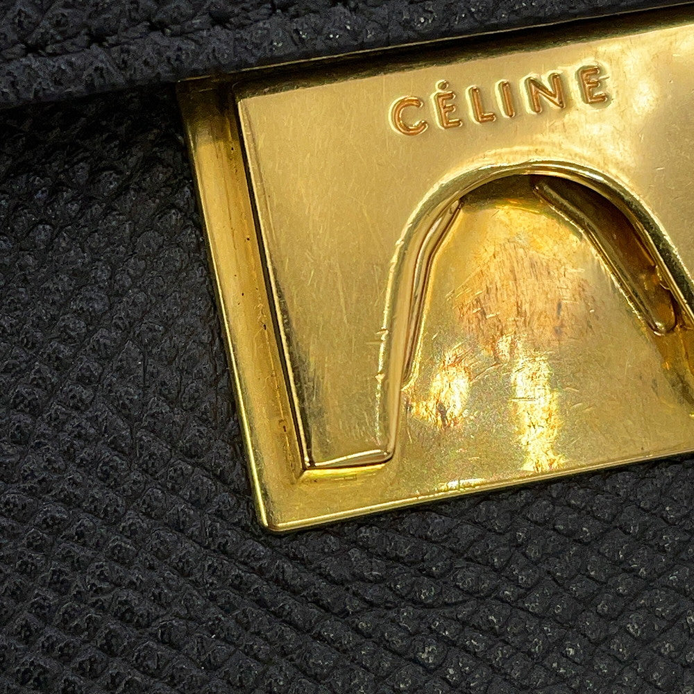 CELINE Belt bag (2-way bag) Black176103 Leather Size Mini