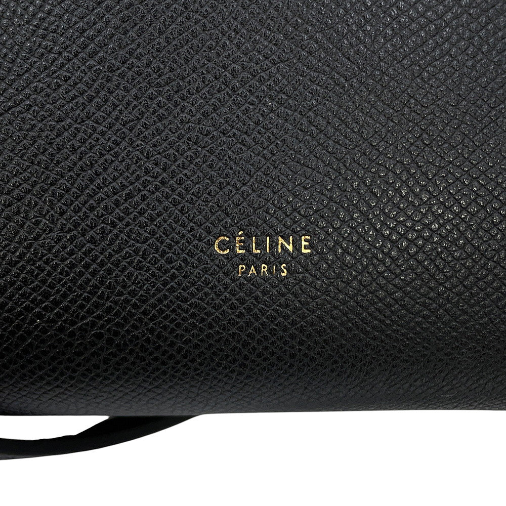 CELINE Belt bag (2-way bag) Black176103 Leather Size Mini