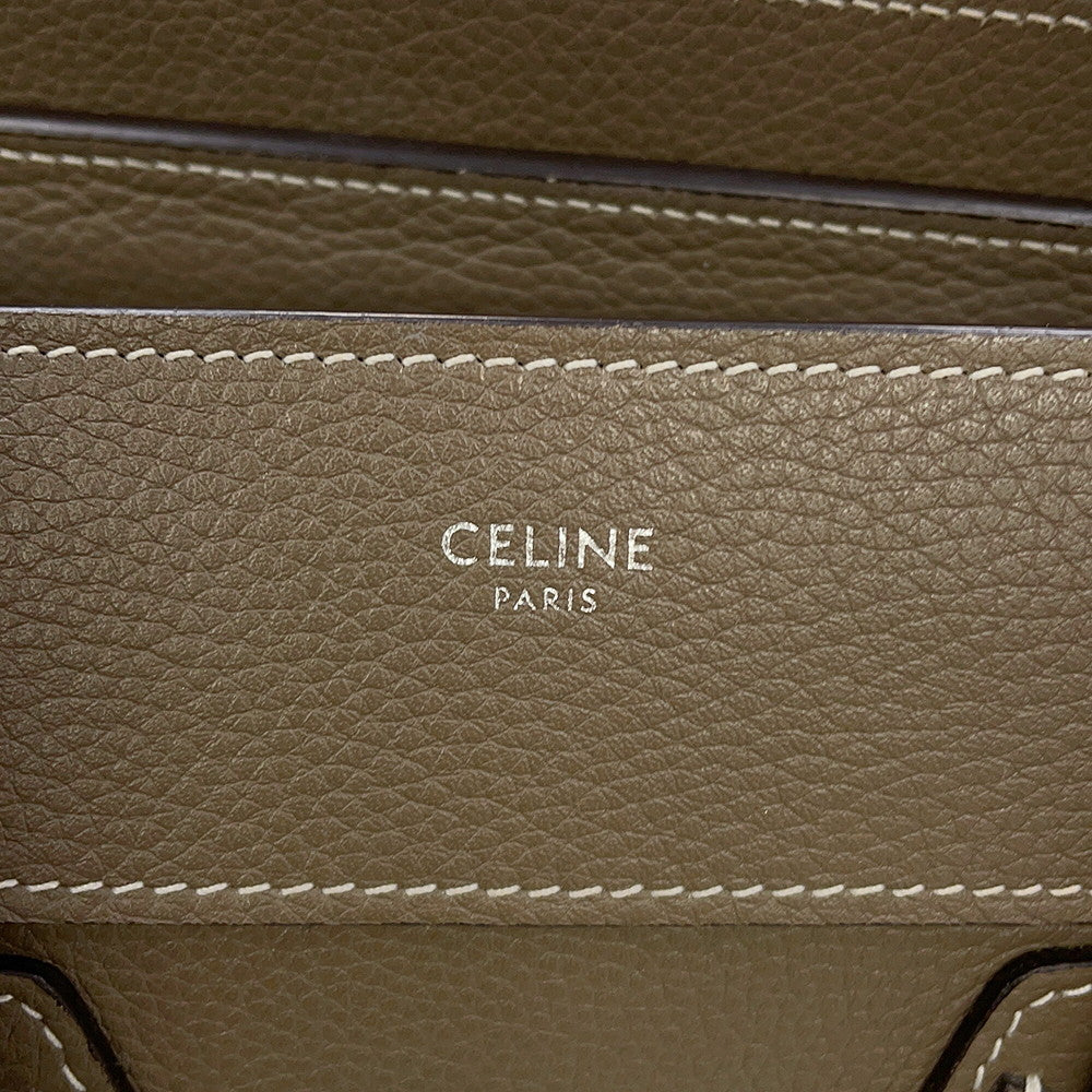 CELINE Luggage micro shopper Suri189793DRU.09SO Leather